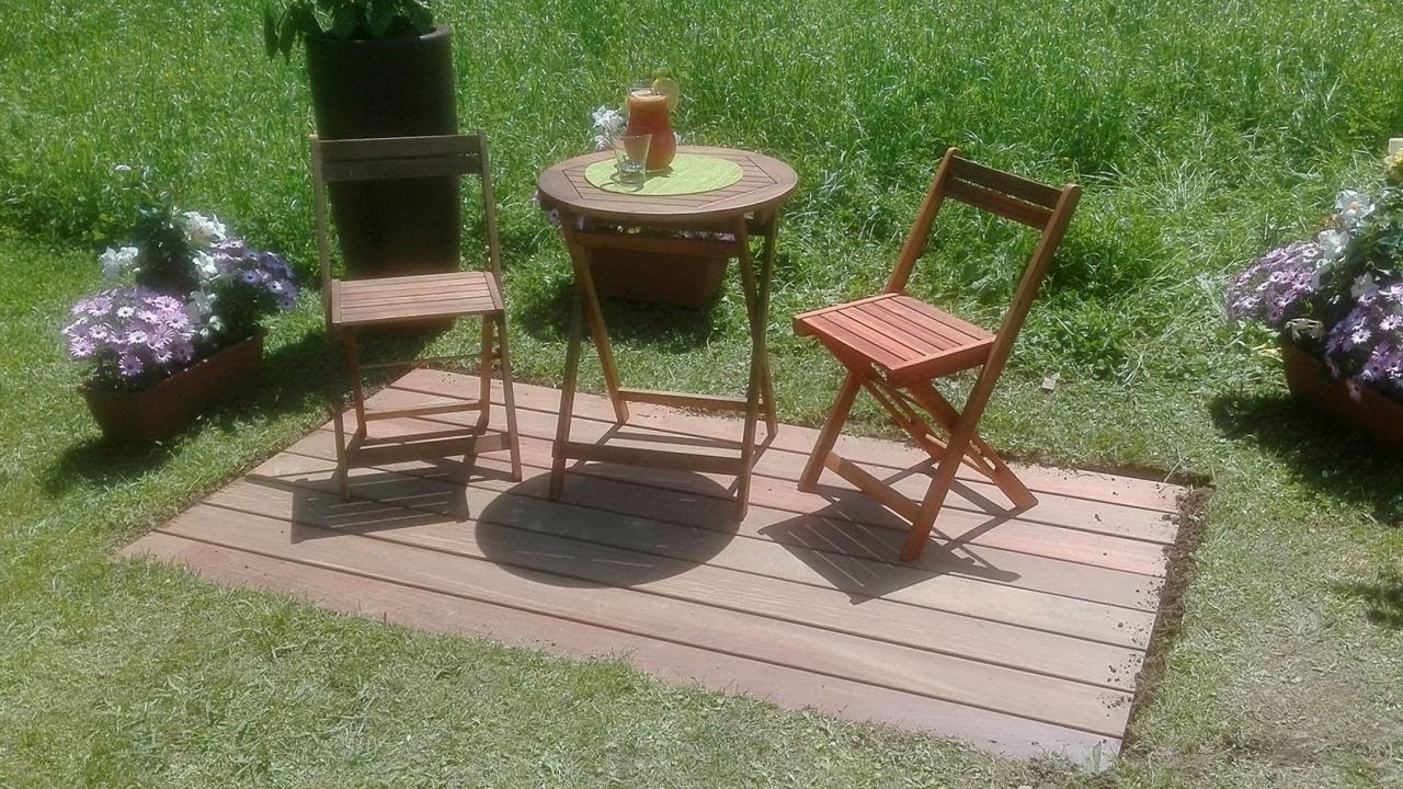 Cómo hacer una solera de exterior de madera - Programa completo - Bricomanía