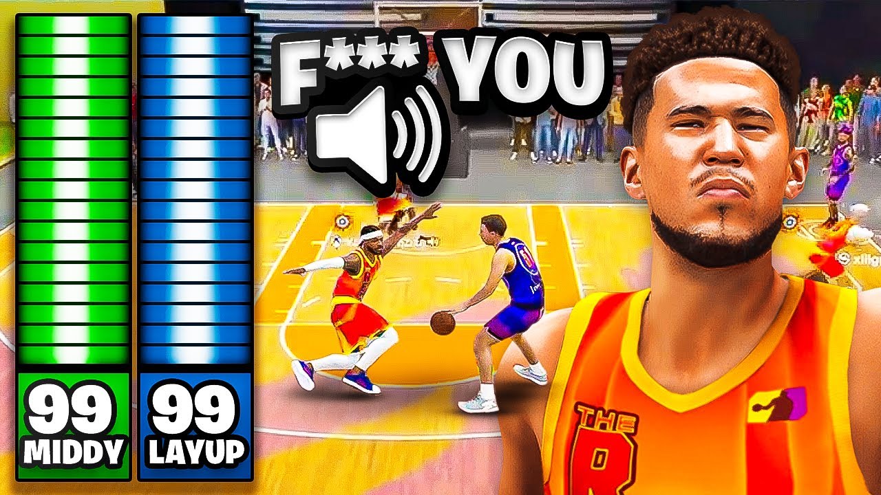 REC RANDOMS Are the BIGGEST HATERS on MY 99 LAYUP & 99 MIDDY DEVIN BOOKER BUILD in NBA2K24