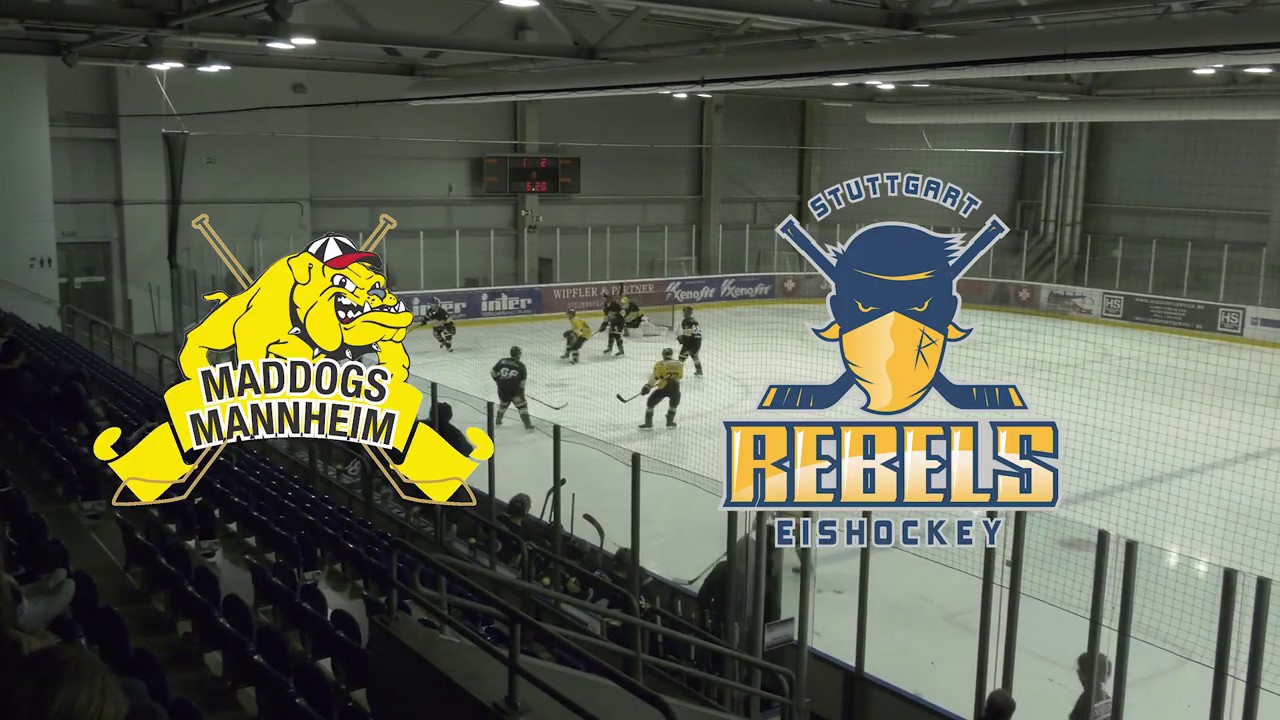 Die Eishockey Highlights vom 3:8 Auswärtssieg der Rebels gegen die Maddogs