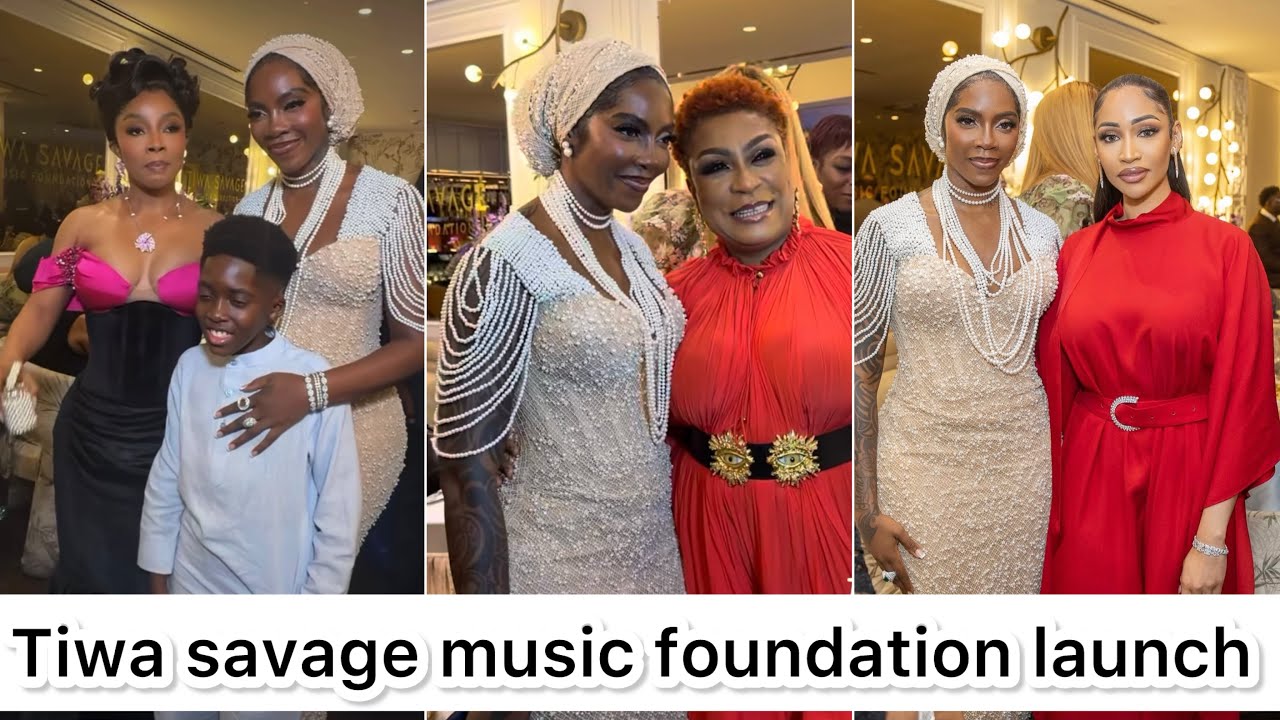 TOKE MAKINWA, BURNA BOY MUM & SISTER & TOP DIGNITARIES AT TIWA SAVAGE MUSIC FOUNDATION LAUNCH #viral