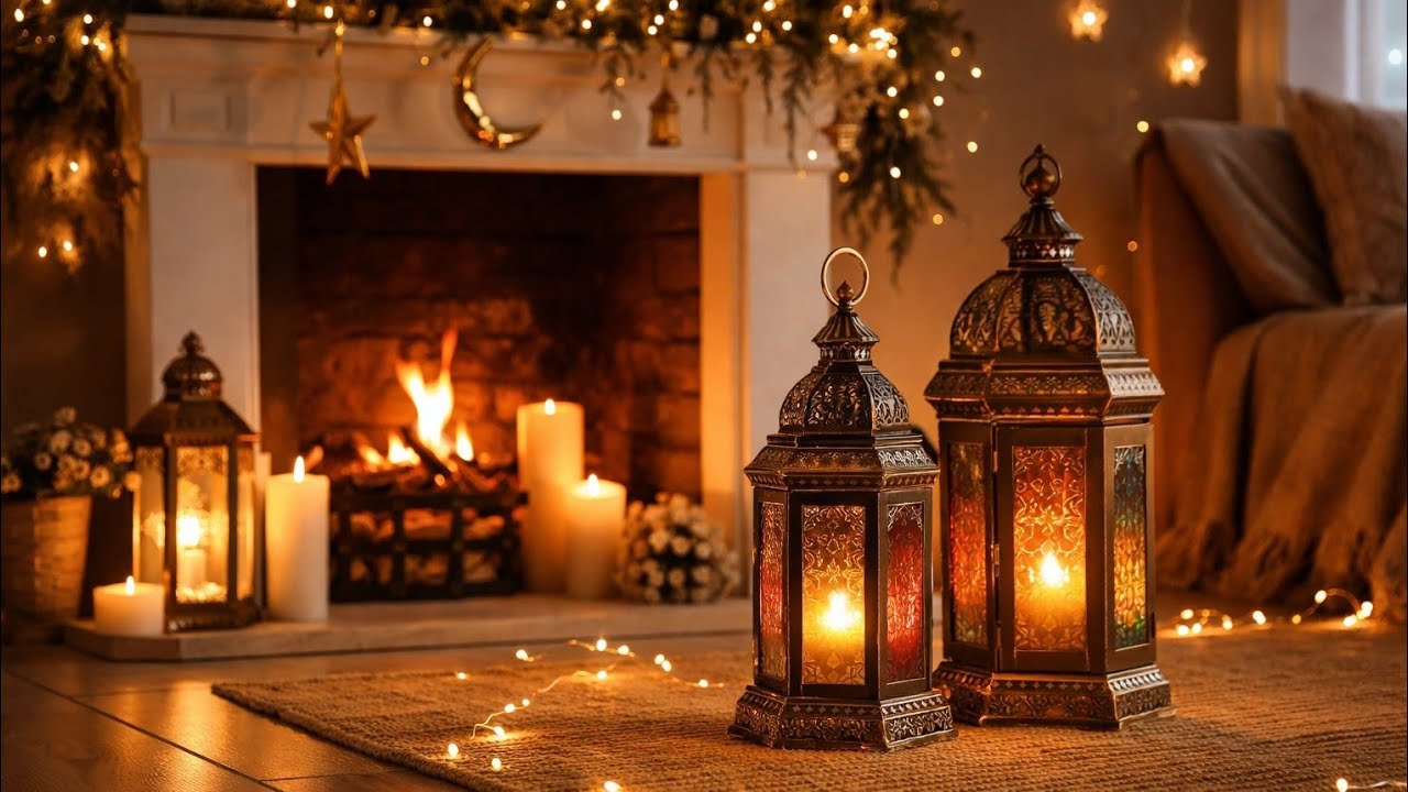  🌙أجواء رمضانية⏳ رحلة موسيقية بين أضواء الفوانيس وزينة رمضان  #موسيقى_رمضانية #فوانيس #ramadan