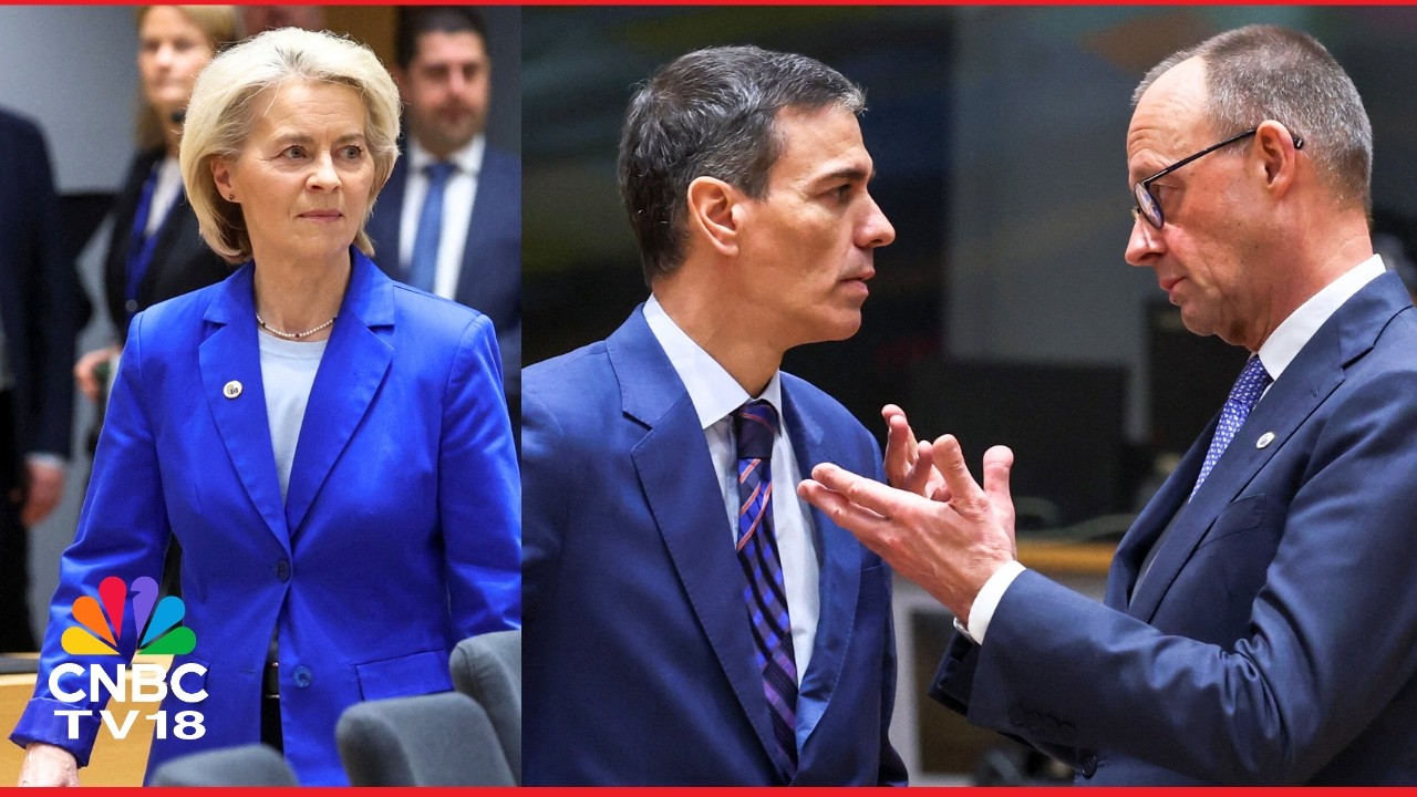 European Union leaders' Arrive for EU summit in Brussels, Belgium Amid Ongoing War on Iran | N18G