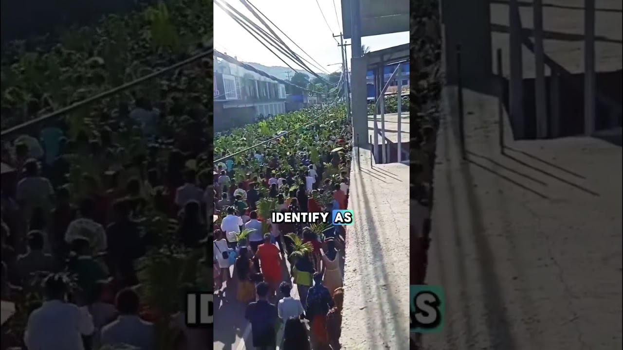 Massive Palm Sunday Procession in 98% Catholic Country, Timor-Leste! #jesus