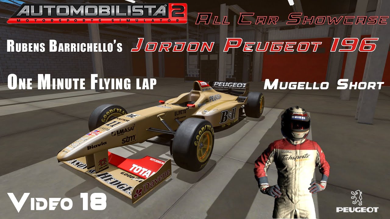AMS2 | Video 18 | Driving Every Car | Jordon Peugeot | One Minute Flying Lap | Mugello Short | 4K