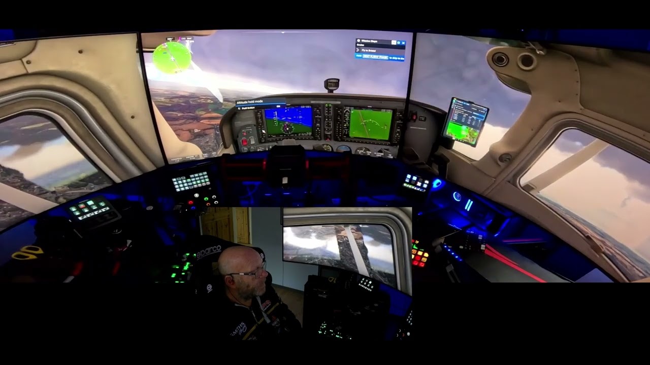 My best flight todate.  In Flight sim 24
