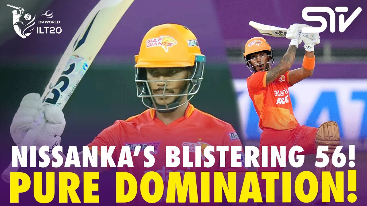 Nissanka&rsquo;s blistering 56! Pure domination! | DV vs GG | Match 08 | DP World ILT20 2025-26 M3Y1J