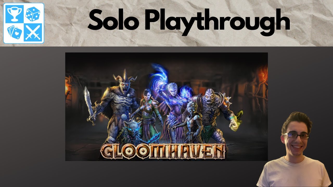 A beginner's adventure! Gloomhaven [Solo Playthrough]