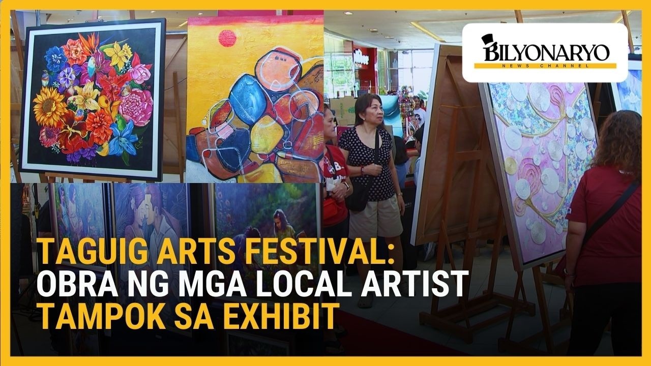 Taguig Arts Festival, pormal nang nagbukas; mga obra ng lokal na artists, ibinibida sa mall exhibit