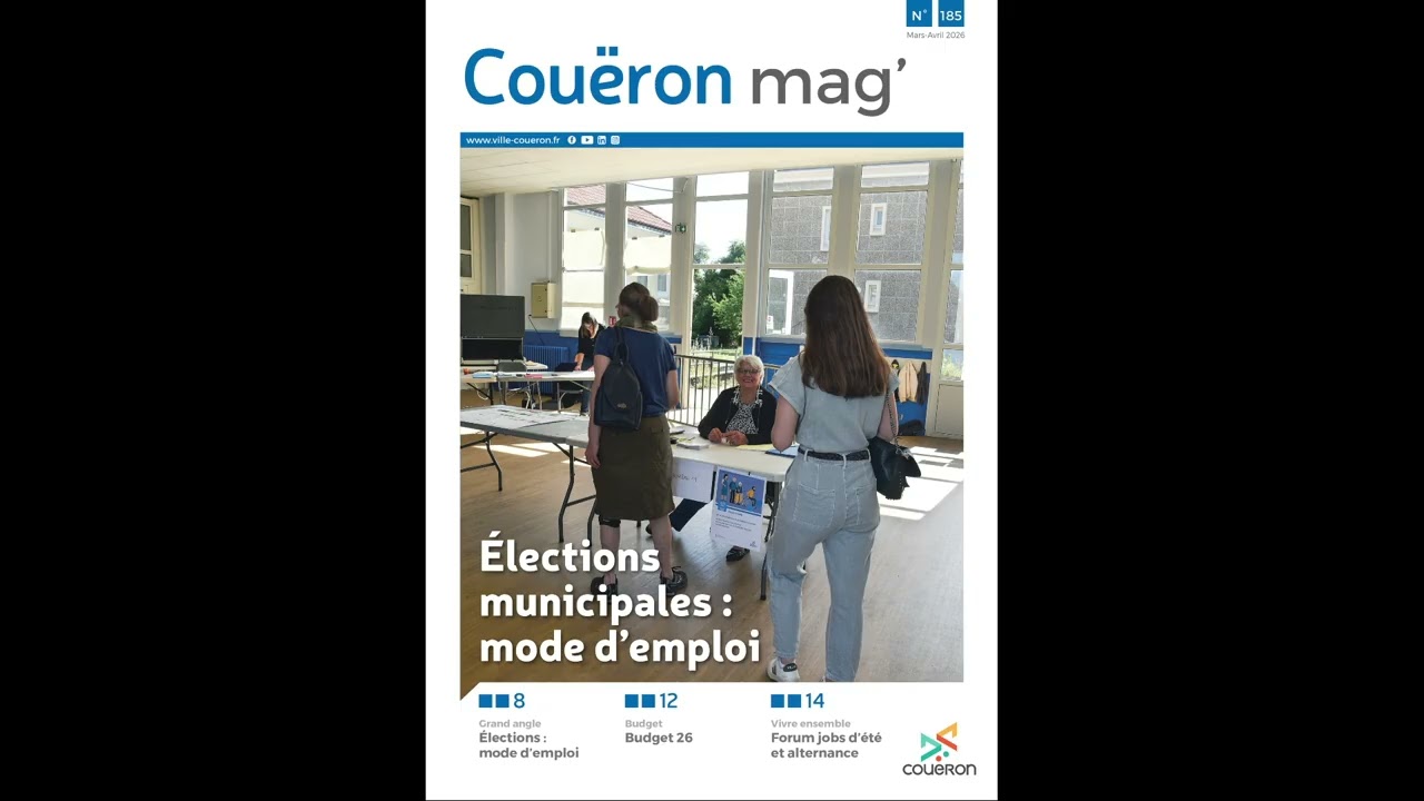 Couëron Mag n°185 - Mars-avril 2026 (audio)