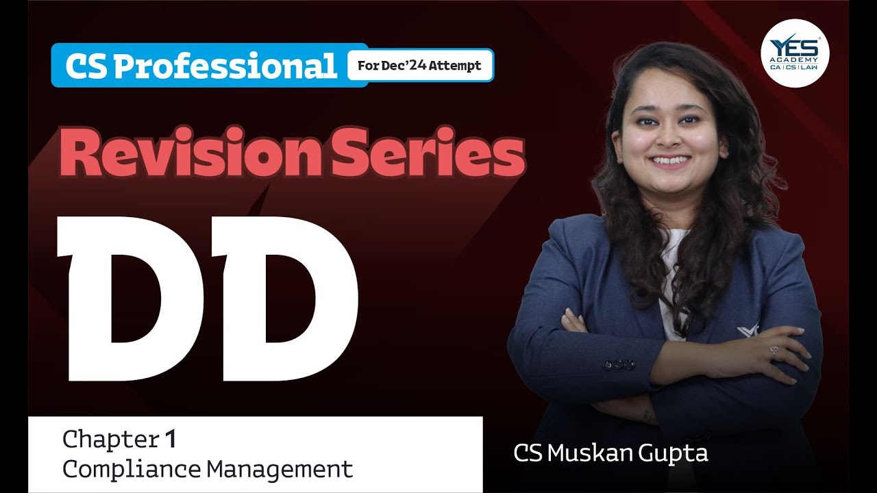 CMADD Revision Chap 1-Compliance Management | CS Muskan Gupta