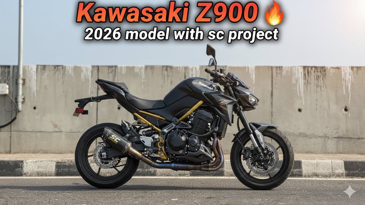 Kawasaki Z900 🔥 | 2026 Model | with SC project | Detailed review | Harsh Yadav |