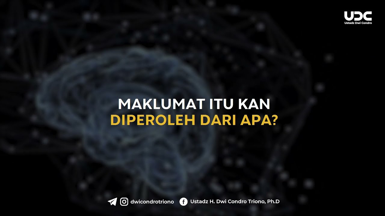 Syarat Berfikir, Informasi sebelumnya