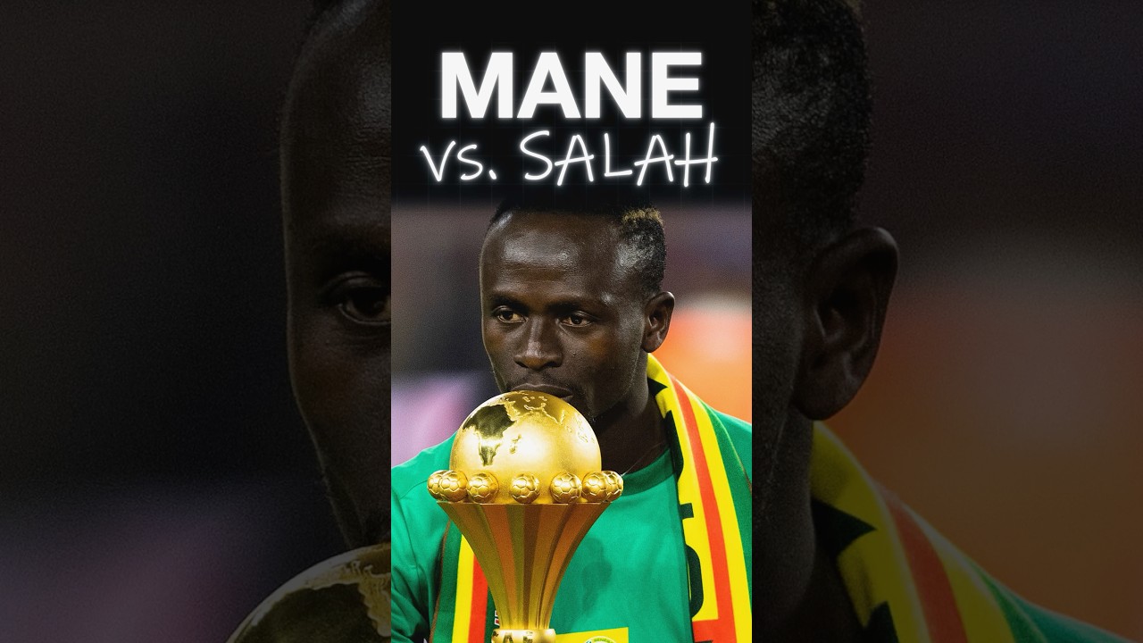 Mane vs Salah #afcon #senegal #egypt #africa #football #sports #goat