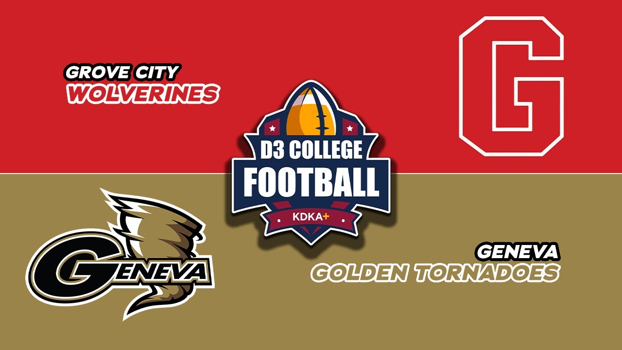 Grove City vs Geneva | D3 College Football
