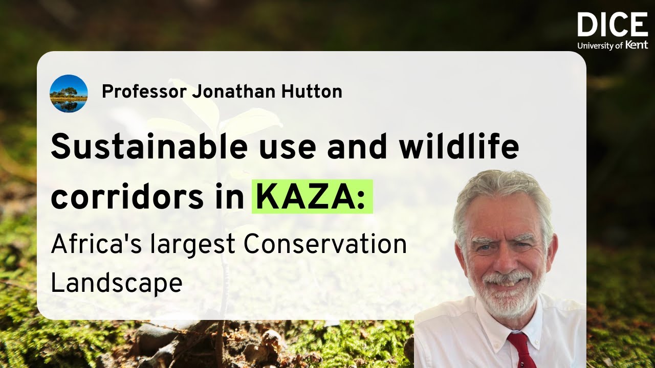 Sustainable Use and Wildlife Corridors in KAZA | Professor Jonathan Hutton