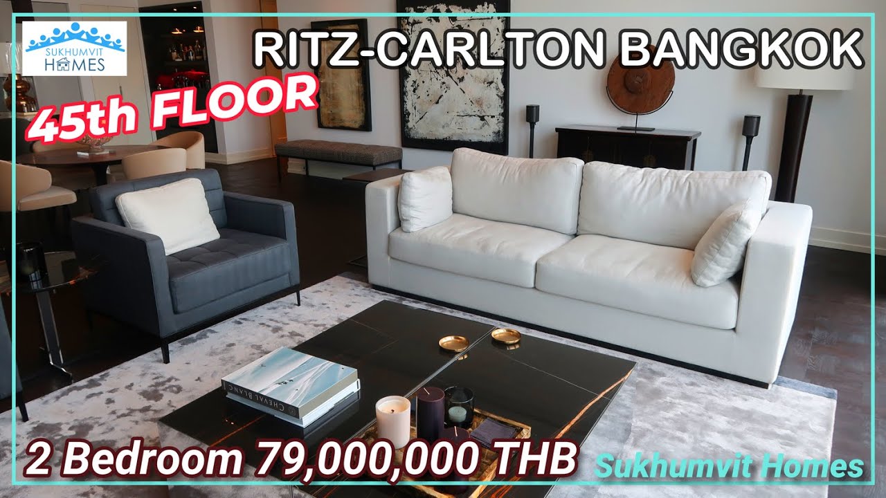 The Ritz Carlton King Power MahaNakhon Bangkok 2 Bedroom For Sale 210 sqm 79 Million THB