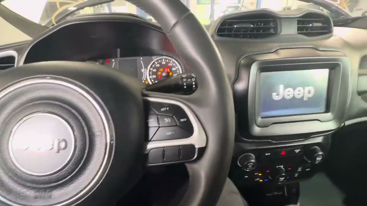 Jeep renegade 2018 activación de modo servicios de frenos trasero electrónicos service brake mode