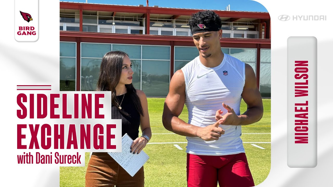 Sideline Exchange with Michael Wilson | Arizona Cardinals