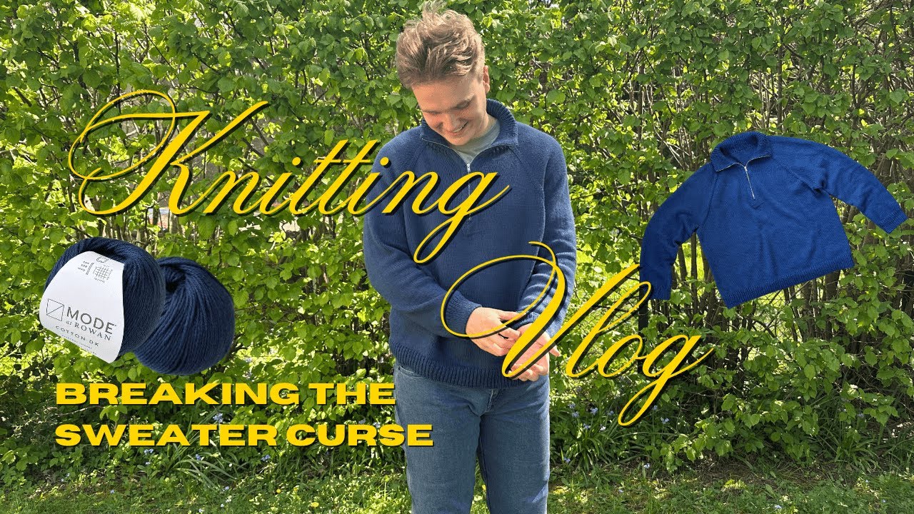 breaking the sweater curse | knitting the zipper sweater in 2 weeks