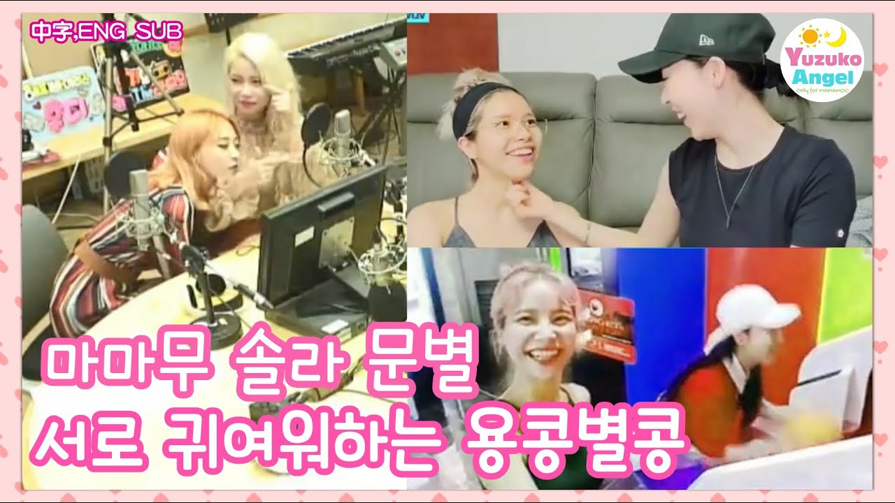 [마마무 솔라 문별] 서로 귀여워하는 용콩별콩 (中字,ENG SUB,Español)