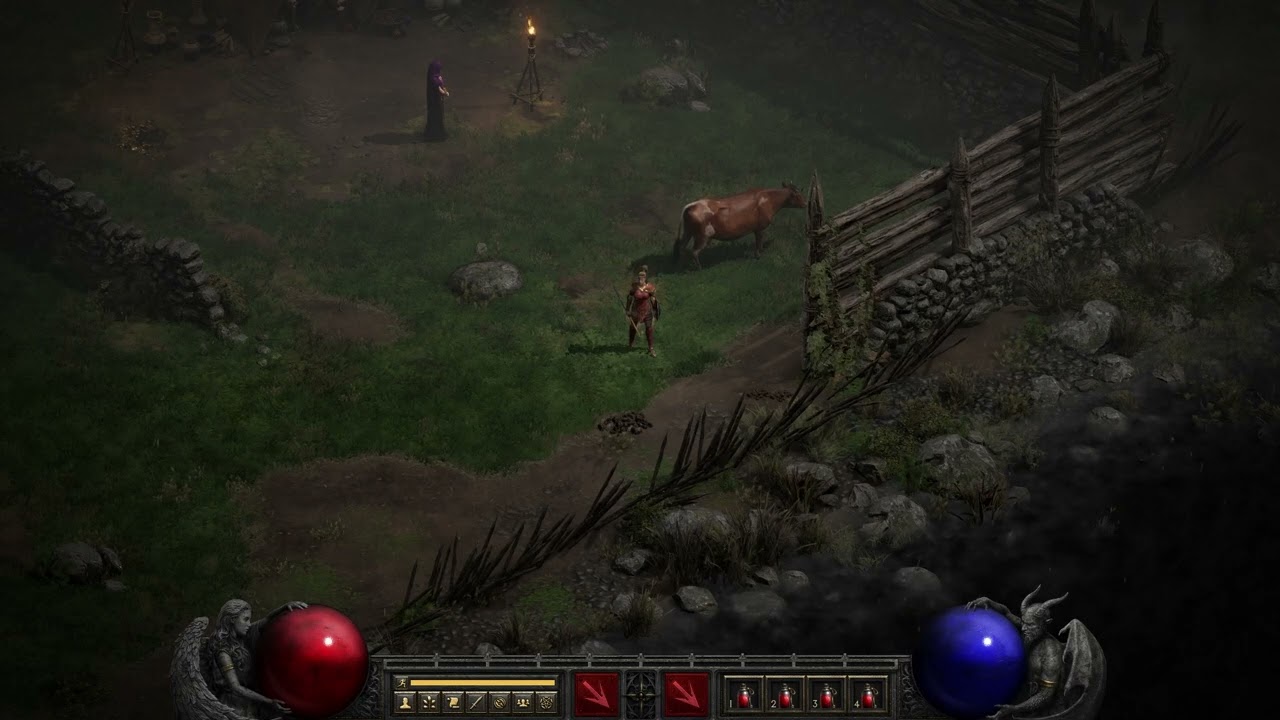 Rogue Encampment Rainy Day Ambience - Diablo II: Resurrected