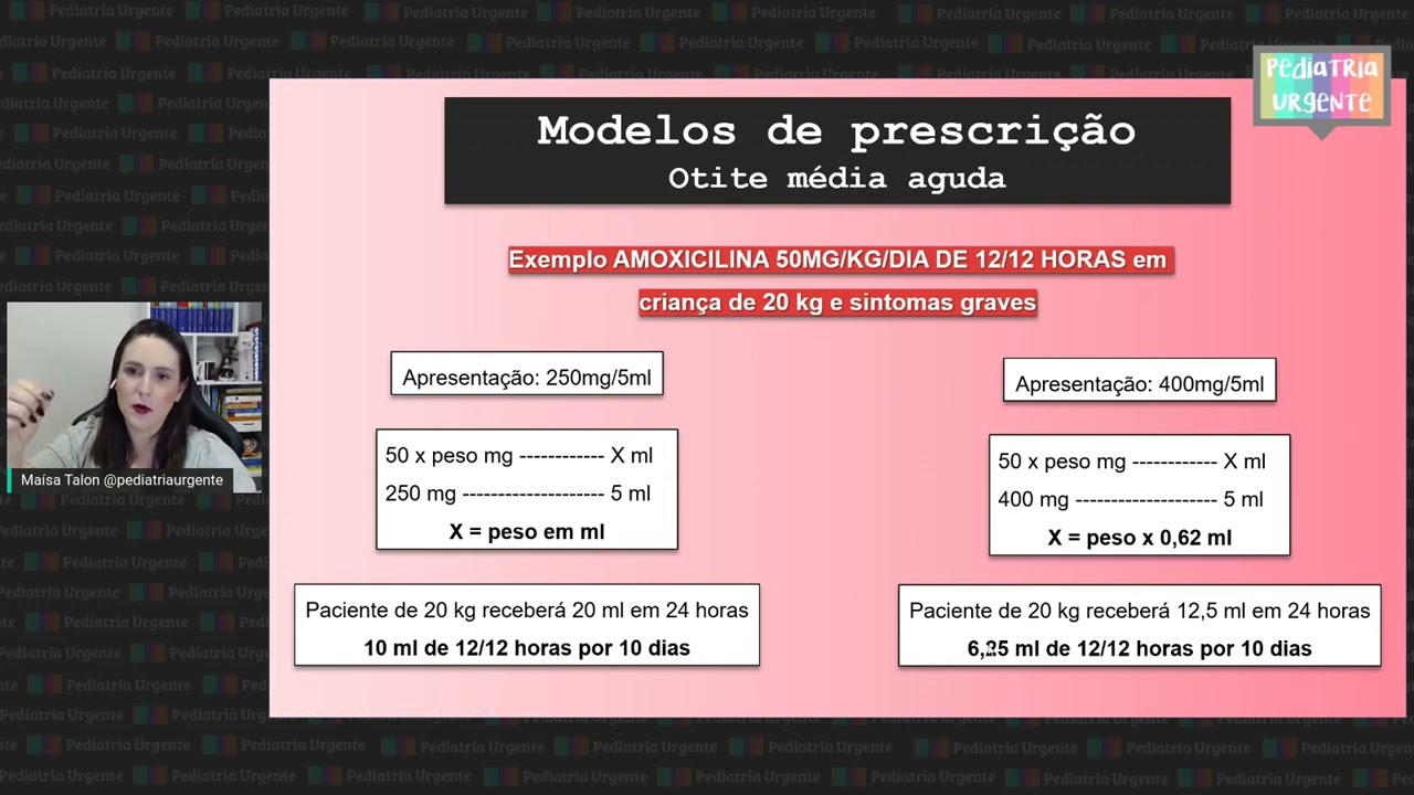 Como prescrever amoxicilina e amoxicilina com clavulanato