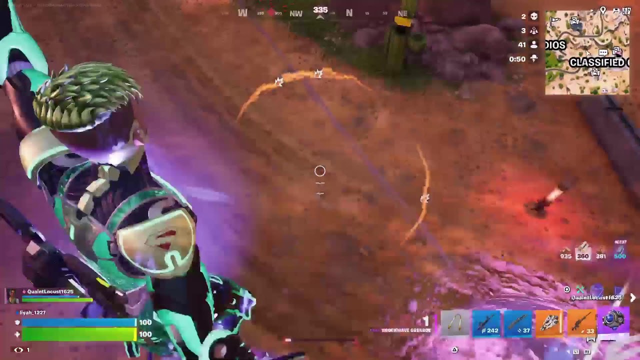 I'm playing fortnite.