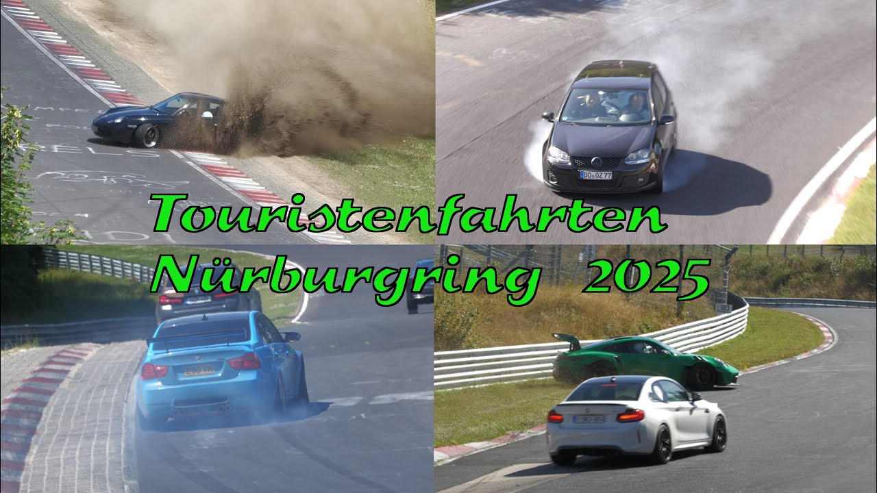 BEST of ALMOST CRASHES, FAILS & ACTION Touristenfahrten Nürburgring 2025