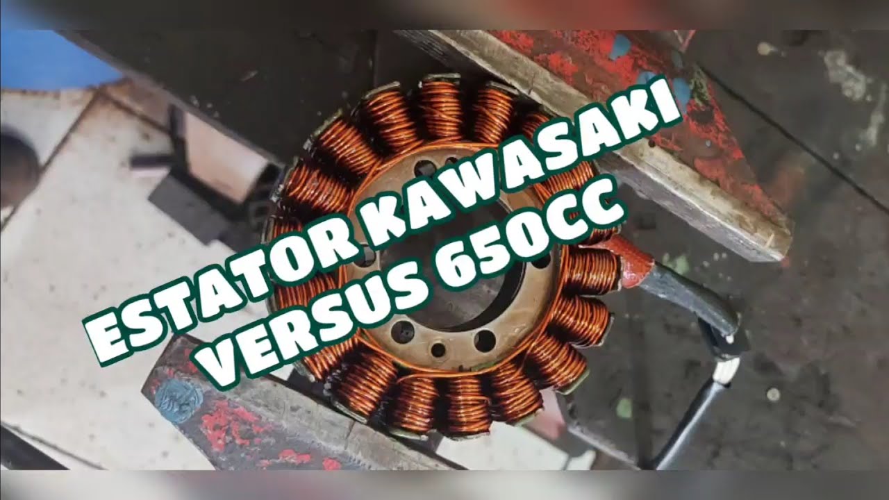 COMO REBOBINAR ESTATOR DE MOTO KAWASAKI 650CC