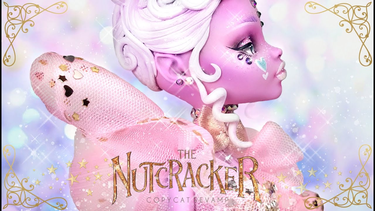 Doll Figurine Repaint The Nutcracker SUGAR PLUM FAIRY | Christmas Ballet | Monster High Ooak Repaint