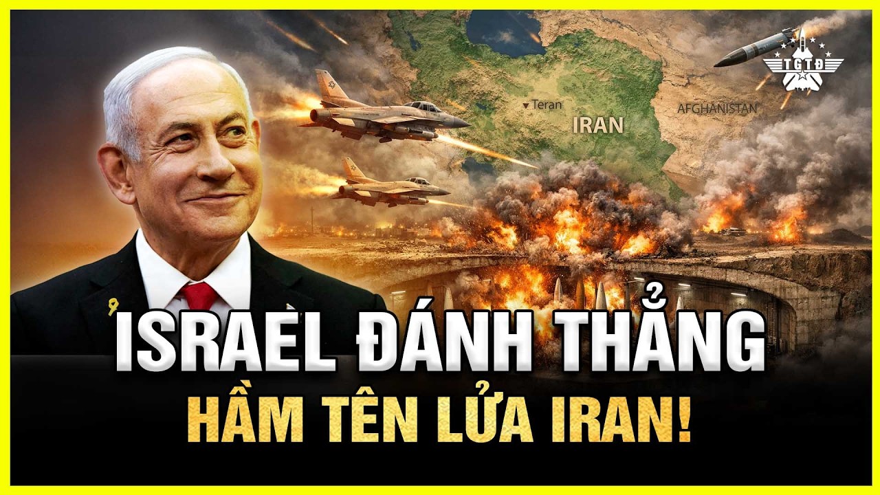 Hỏa Lực Dồn Dập: Israel Tấn Công Kho Tên Lửa Ngầm Của Iran!