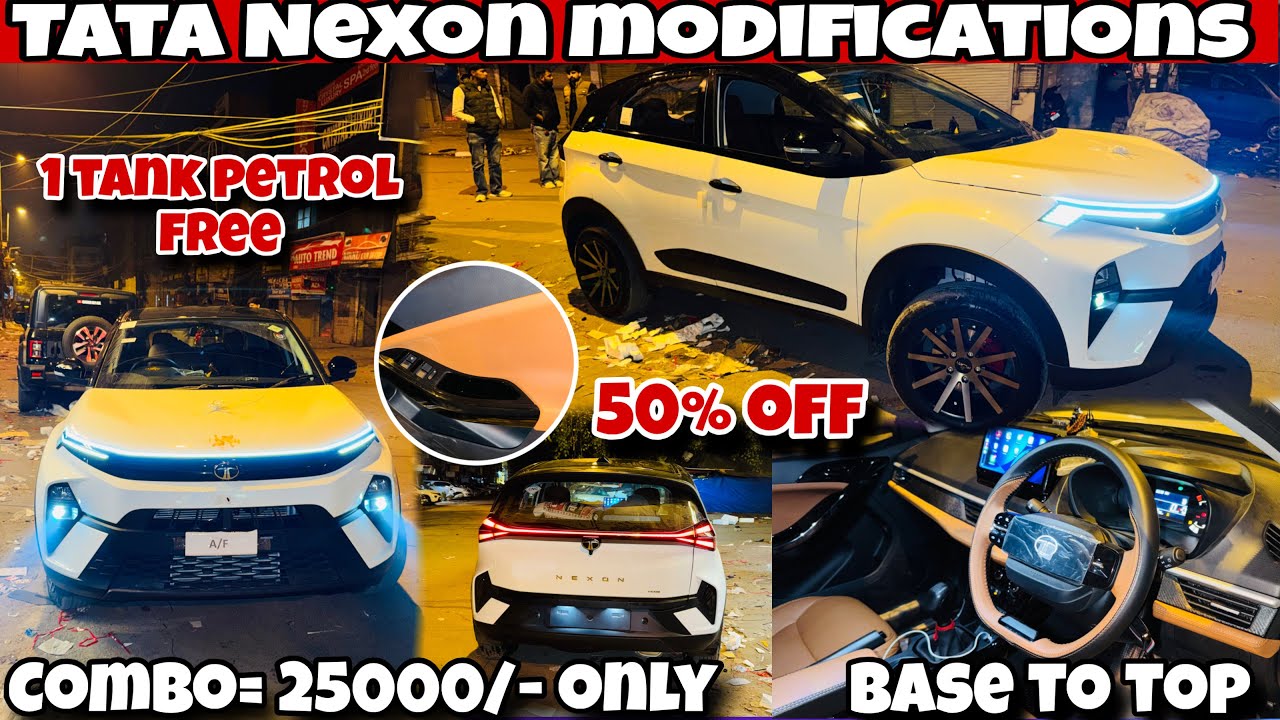 Tata Nexon Base To Top Modified With Price ✅ Nexon Modification ✅ Nexon Modified ✅ Tata Nexon 2026