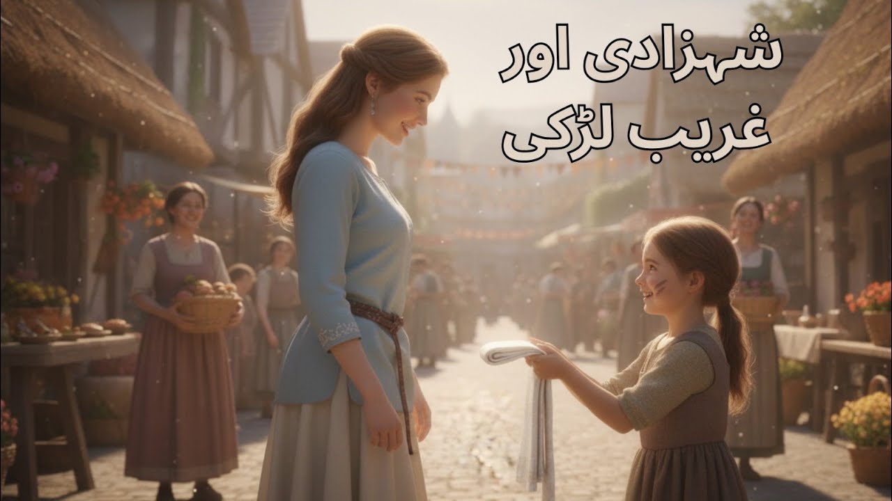 شہزادی اور غریب لڑکی| Emotional Story About Kindness and Humanity|Moral Story|urdu stories 
