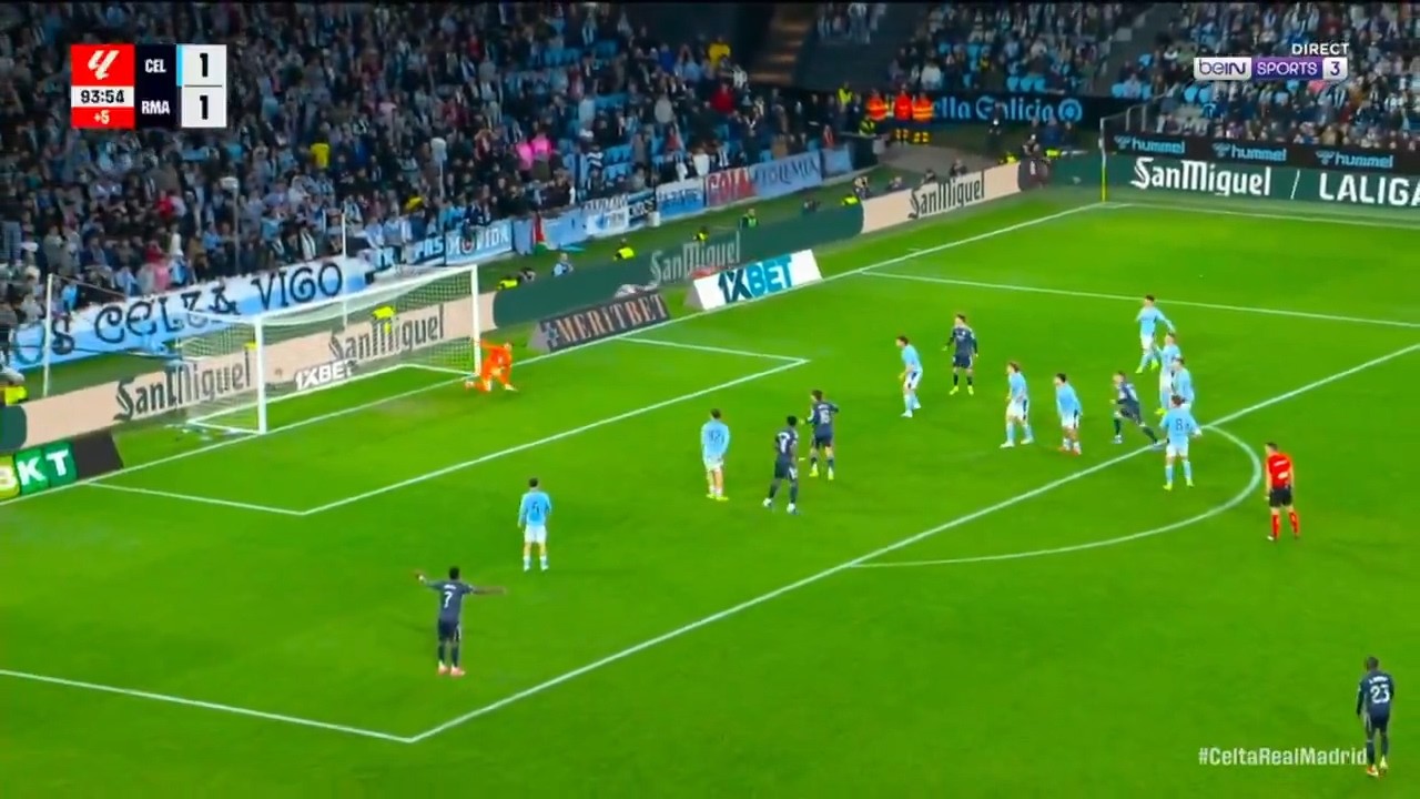 Gol de Federico Valverde 90+4 | Valverde Goal 90+4 | Real Madrid vs Celta Vigo | LaLiga 2025-2026