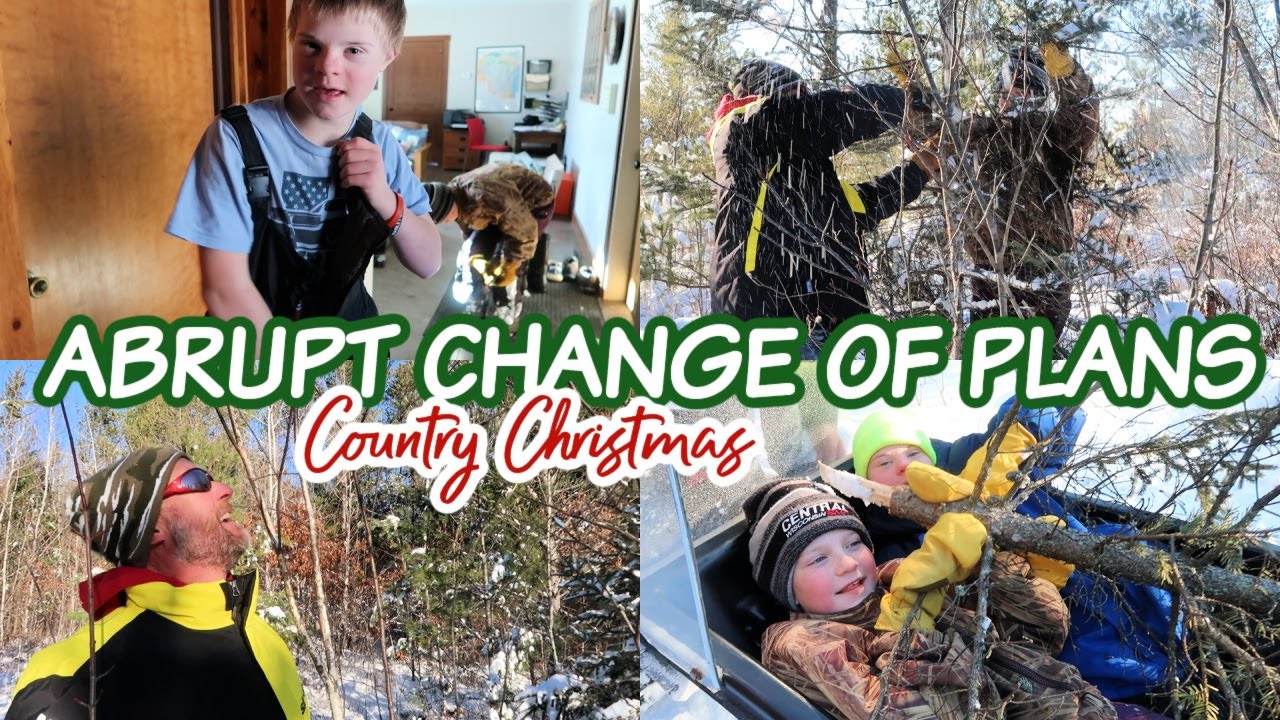 MAKING SPIRITS BRIGHT | Choosing a Christmas Tree | Preparing For Peter's Birthday