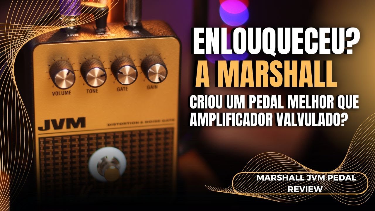 A MARSHALL ENLOUQUECEU E CRIOU UM PEDAL MELHOR QUE AMPLIFICADOR VALVULADO?