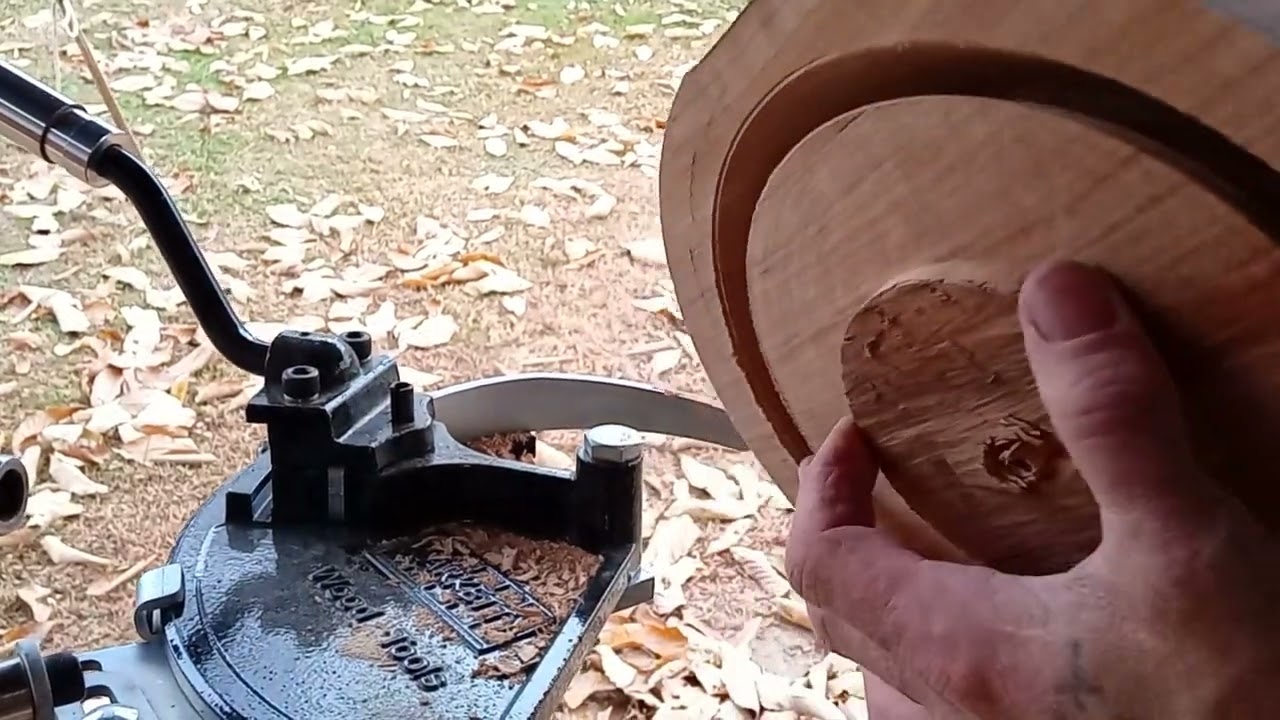 trying a bowl coring system on wild cherry