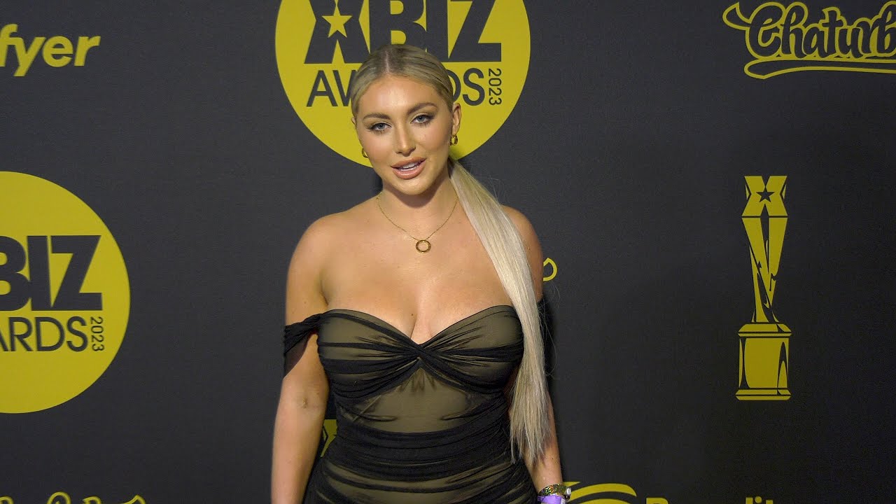 Kayley Gunner 2023 XBIZ Awards Red Carpet Fashion