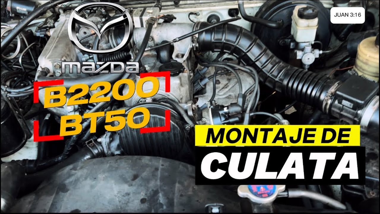 DATOS PARA INSTALAR LA CULATA DE LA MAZDA B2200 - BT50