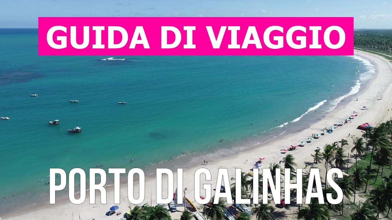 Porto di Galinhas in 4k. Brasile, Porto de Galinhas da visitare