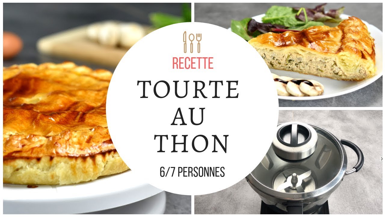 Tourte au thon - recette au Cook Expert de Magimix