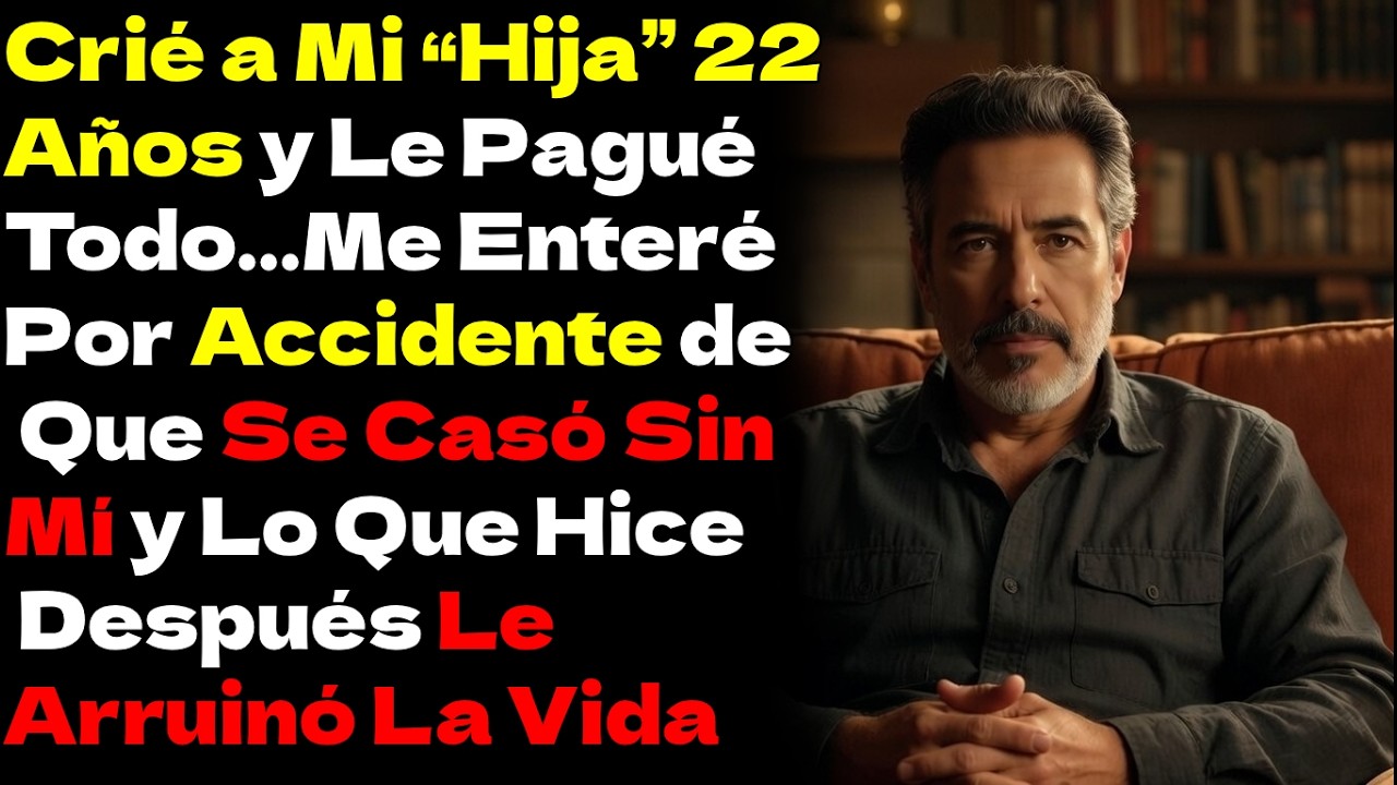 Crié a Mi “Hija” 22 Años y Le Pagué Todo…Me Enteré Por Accidente de Que Se Casó Sin Mí y Lo Que...