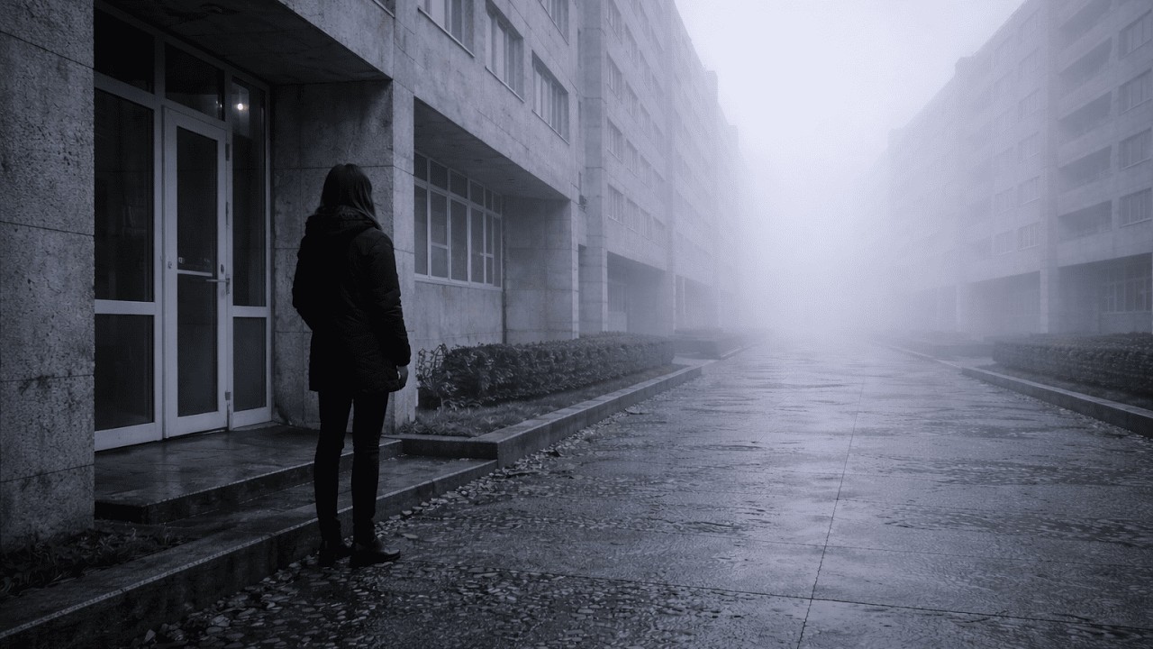 You stayed for a moment.