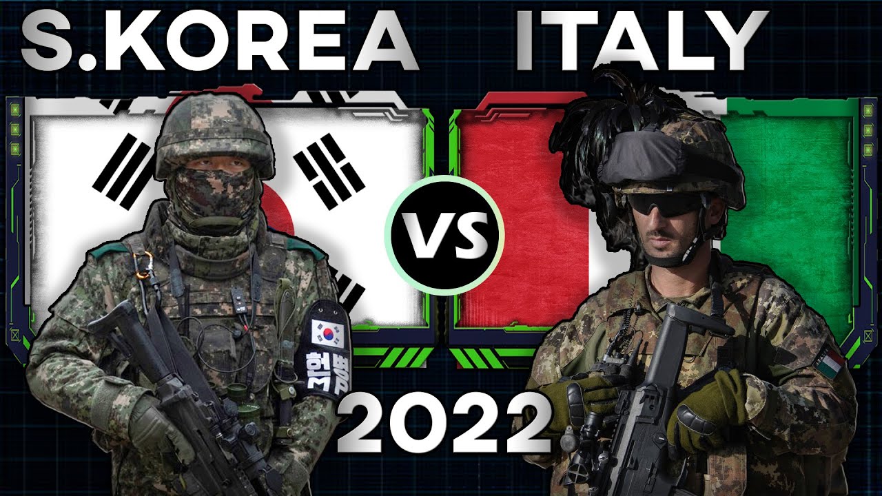 South Korea vs Italy Military Power Comparison 2022