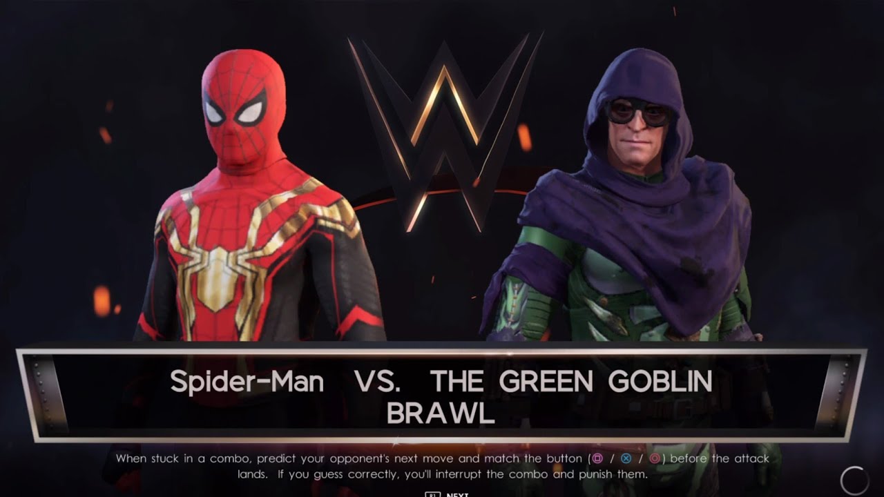 Spider-Man vs Green Goblin - WWE 2K22