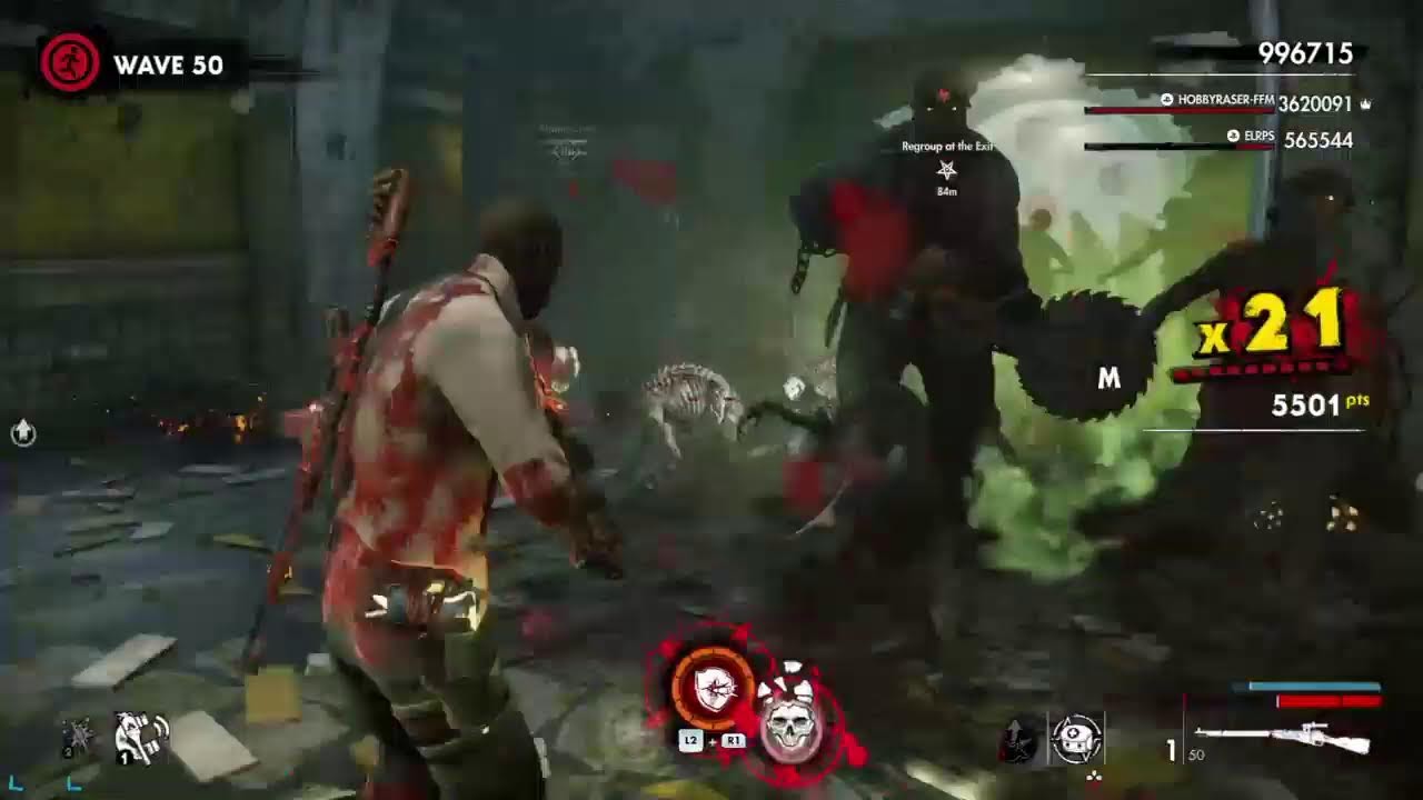 Zombie Army 4: Dead War - Into The Darkness - 4 Player Setup Hard - 50 Waves