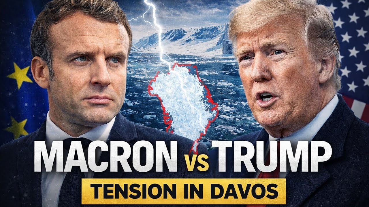 Macron vs Trump: Davos Clash Over Greenland | Global Politics Explained | Daily GK | 