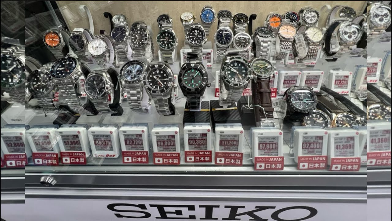 Shinjuku BIC CAMERA  Watches Seiko, Citizen, G-Shock/Casio