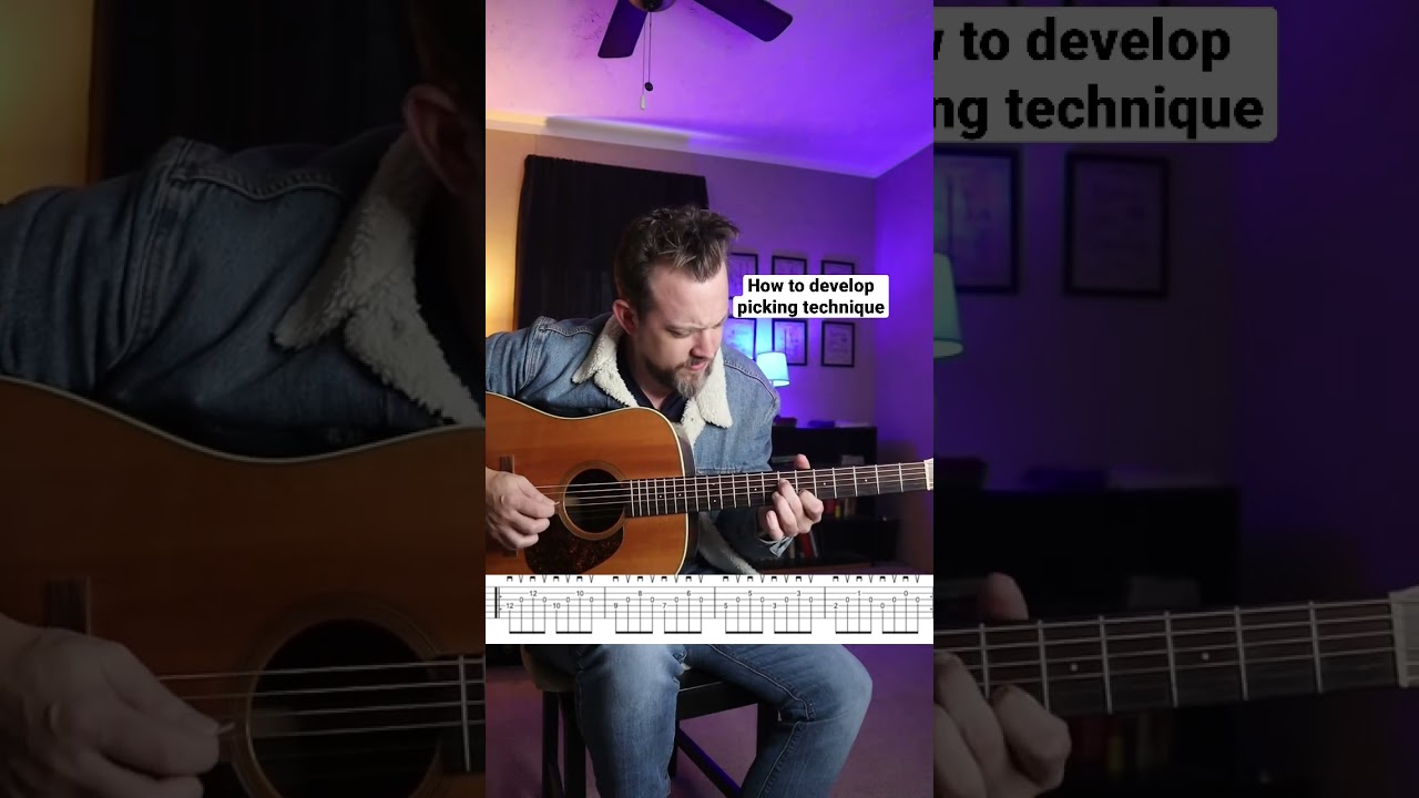 How to develop flatpicking technique #acousticguitar #bluegrass #flatpicking