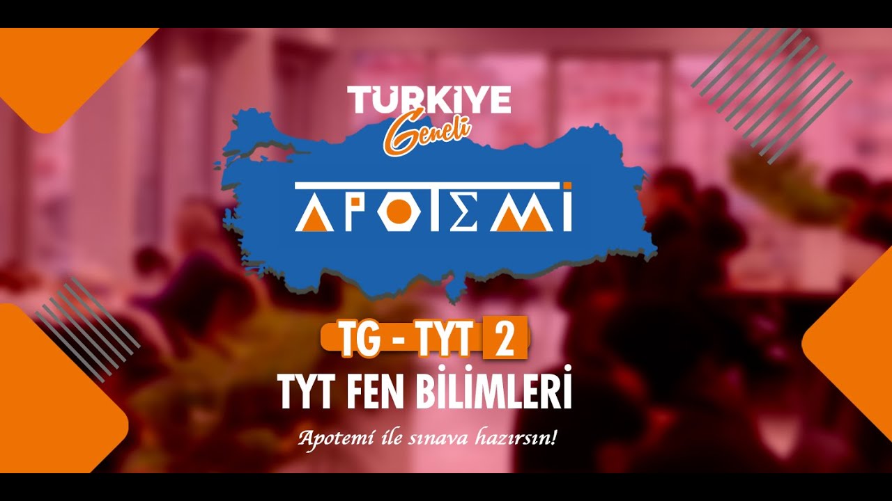 APOTEMİ 2026 TÜRKİYE GENELİ TYT-2 FEN BİLİMLERİ SORU ÇÖZÜMLERİ - APOTEMİ YAYINLARI